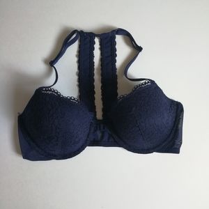 Aerie navy blue 34C lightly lined bra